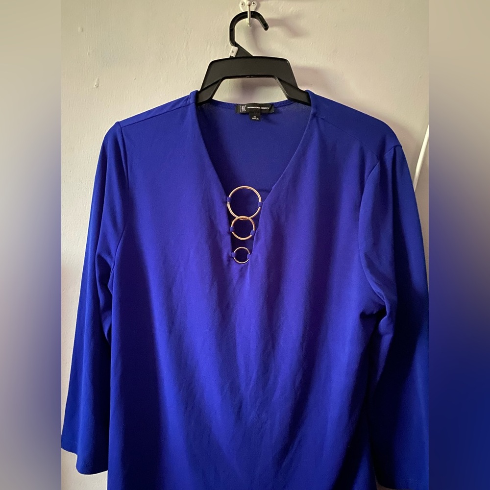 INC international concepts blue/purple shrit
